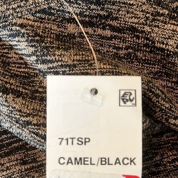 NWT French Connection Camel Maxi Dress With Side Slit Size Large - Picture 9 of 10